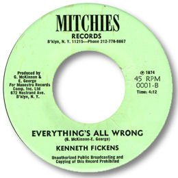 Everything's all right - MITCHIES 001